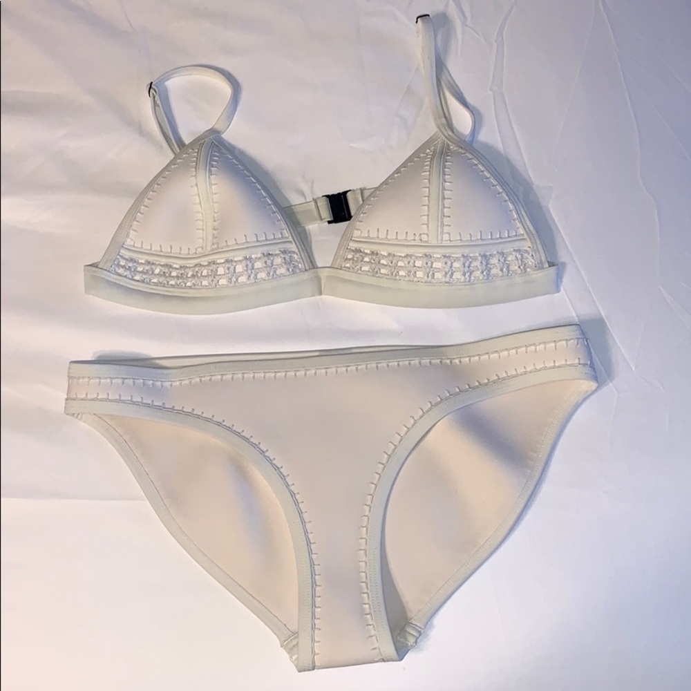 White Triangl bathing suit